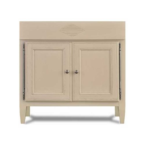 Gustavian Sink Base - 36" - shown without top