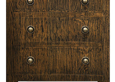 Custom Pierre Sink Base - Raked Black Oak