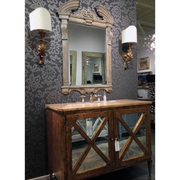 Gold Abilene Sink Base - J. Tribble Showroom