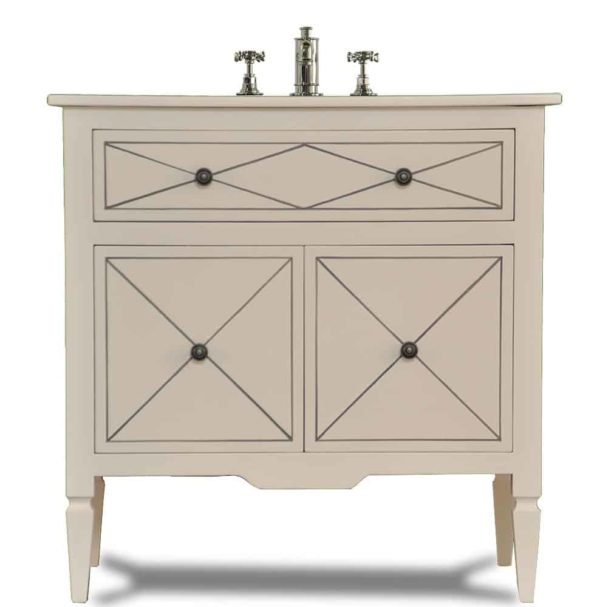 Valentino Sink Base in Alpine White - 36" x 22" x 36"