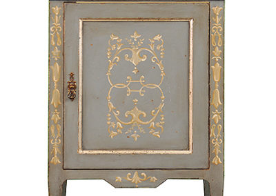 Cafissi cabinet with Blue Novella hand painted finish