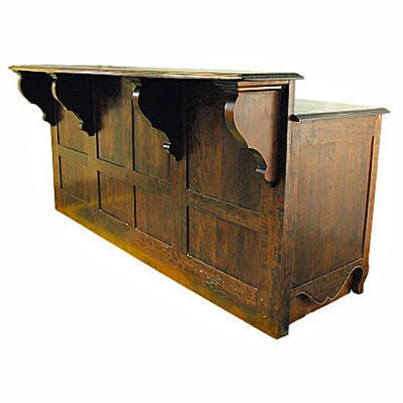 Country French Bi-Level Kitchen Island