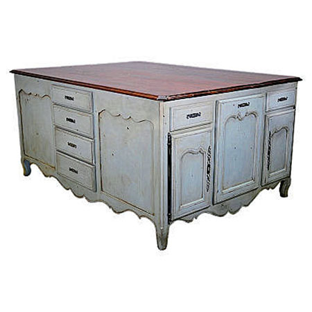 Country French Kitchen Island