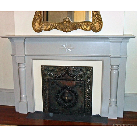 Living Room Fireplace Mantel