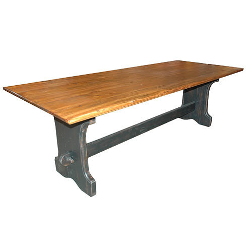 Pine Trestle Dining Table