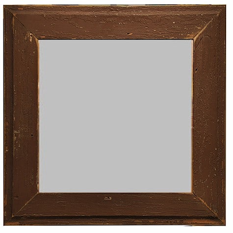 Distressed Mirror Frame