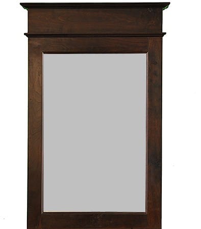 Walnut Medicine Cabinet with Mirror