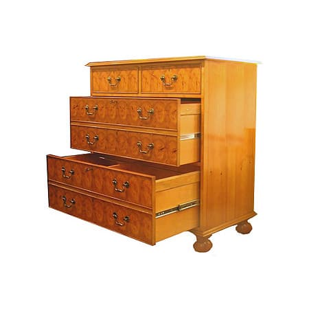 Yew Oyster Filing Cabinet - Custom Office Furniture