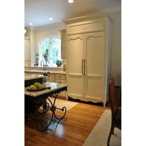 Custom Country French Kitchen Cabinets & Island