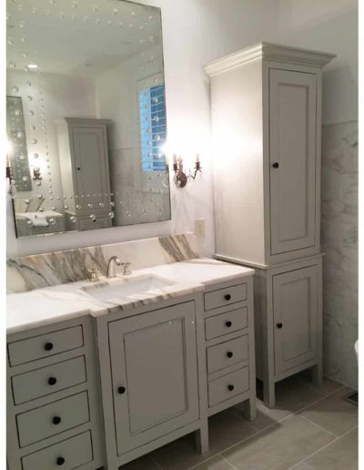 Customized Cottage Sink Base & Cabinets