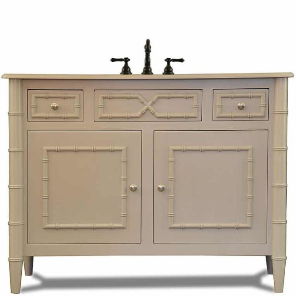 Bristol sink base with doors - 48" in Moonlight