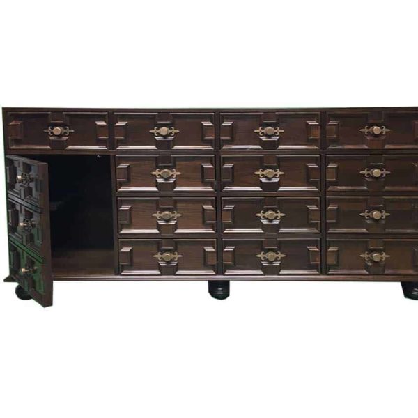 Custom Jacobean chest sink base - 72" x 23" 36"