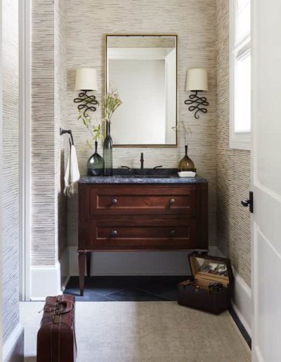 Installed Walnut Madelaine Sink Base by J. Tribble