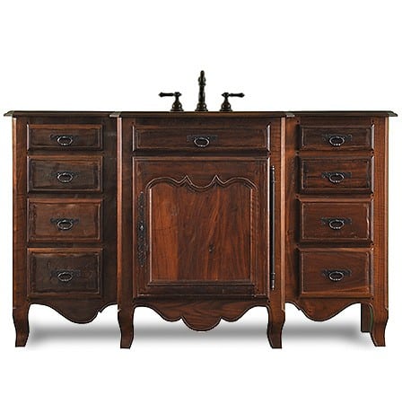 Country French Sink Base 60