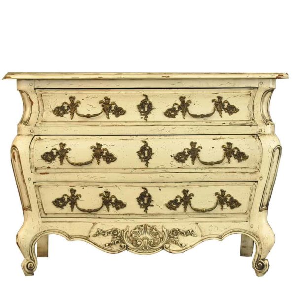 Bombay Louis XV Style Commode - Painted-no-sink