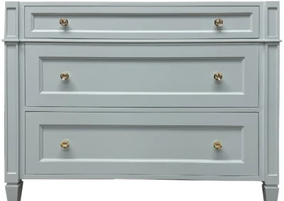 Wesley with Drawers; 42"- Ice Blue