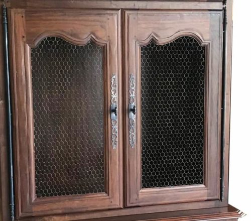 Country French Linen Cabinet