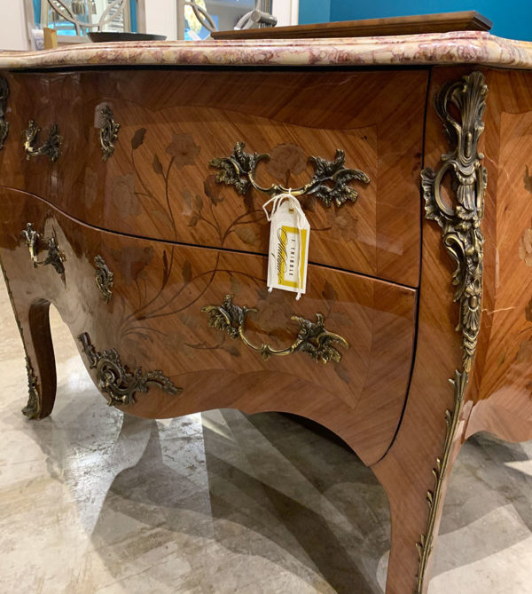 Louis XV Style Marqueterie Commode