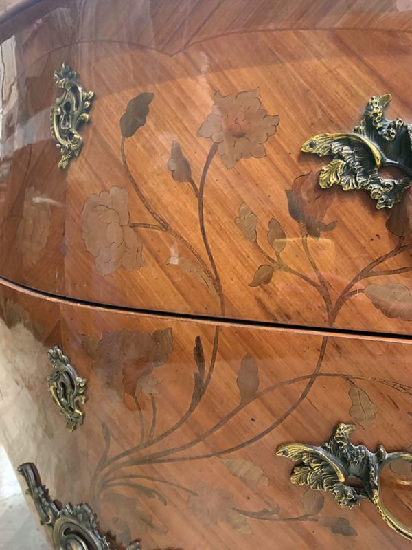 Louis XV Style Marqueterie Commode