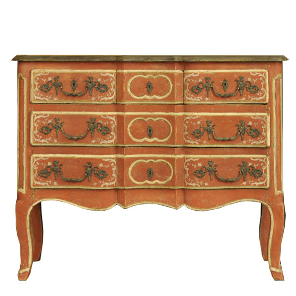 Louis XV Style Scallop Front Commode