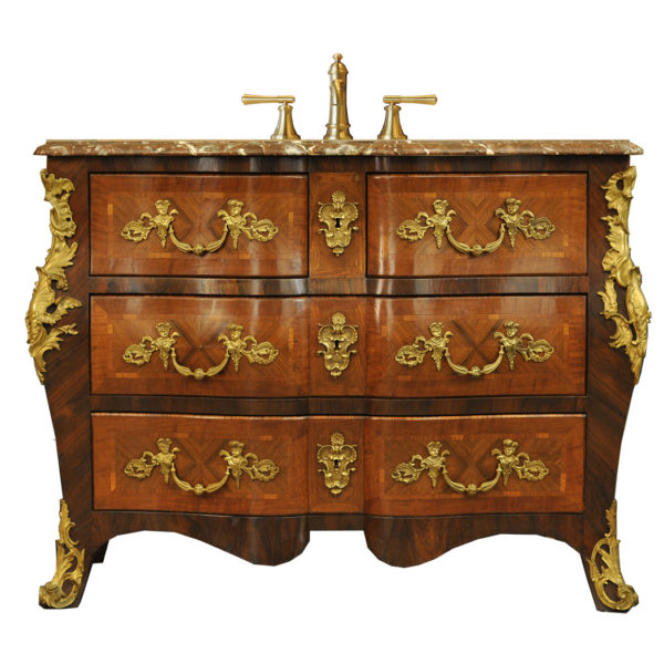 Louis XV Marqueterie Commode