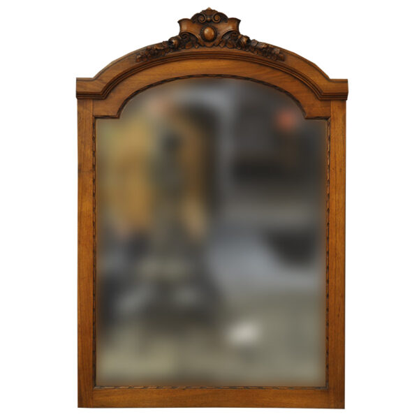 Carved Walnut Mirror Frame