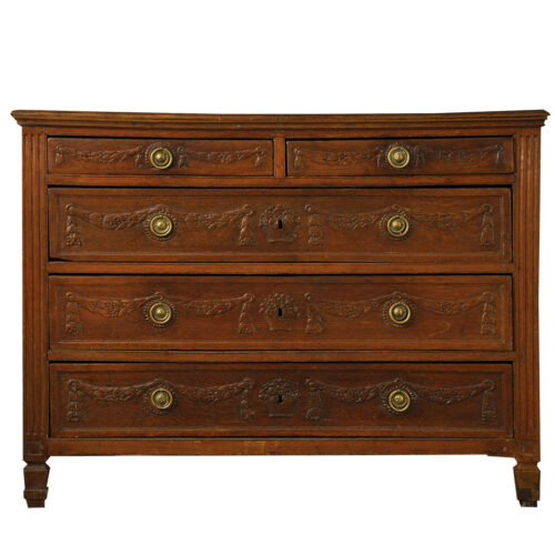 Louis XVI Style Oak Commode