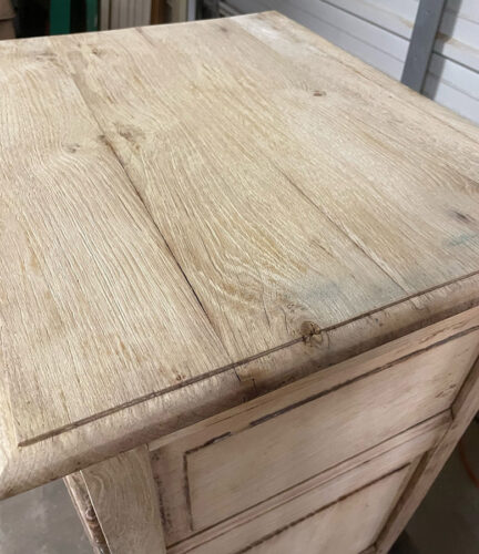 Small Bleached Oak Cupboard