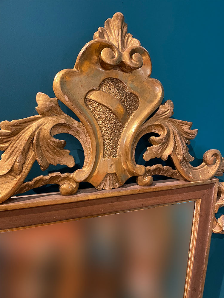 Italian Mirror detail Italian Mirror detail