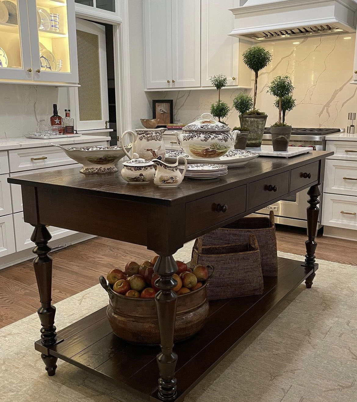 custom kitchen island