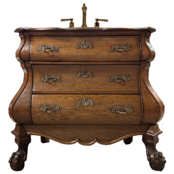 Dutch Amber Oak Commode