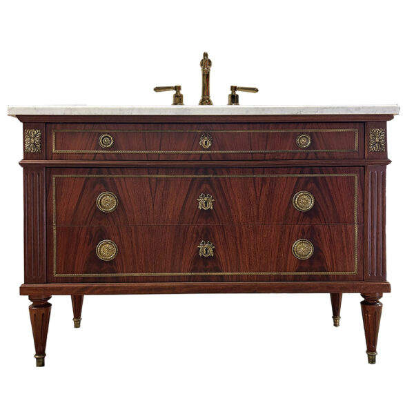 Louis XVI Mahogany Commode - 47.5" W;<BR> #FR-2023a-14