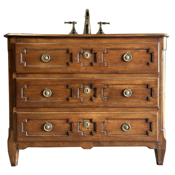 Transitional Louis XV-XVI Commode