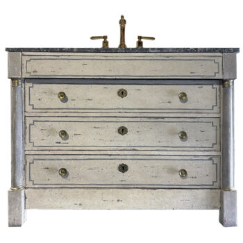 Painted Empire Commode