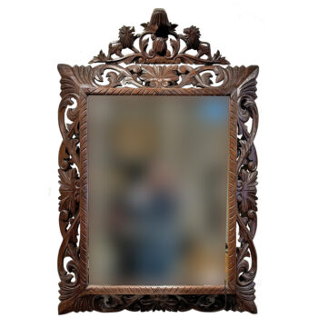 Carved Oak Mirror Frame