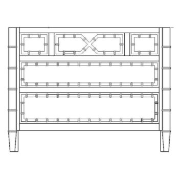 Drawing - 48 Bristol w drawers
