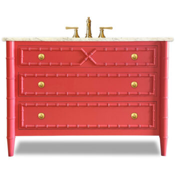 Bristol Sink Base w/Drawers - 48"; Bird of Paradise