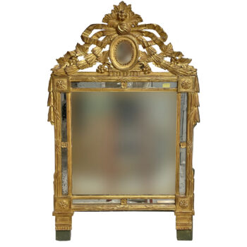 Louis XVI Period Mirror - 27" x 49"-Tryon