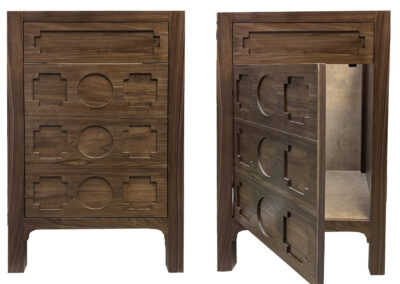Karen Sink Base - 24"; French Walnut