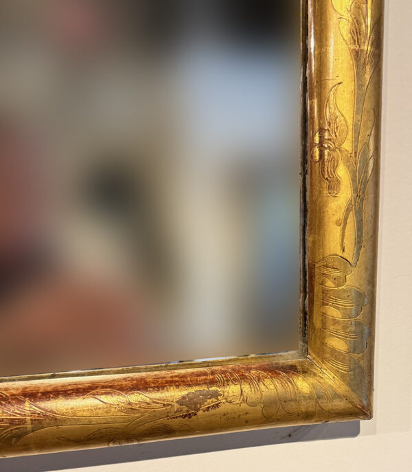 Louis Philippe Period Mirror - 29.75" x 50" - Image 3