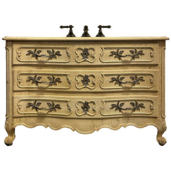 Louis XV Style Bleached Commode