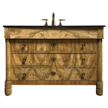 Bleached Empire Commode
