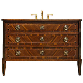 Louis XVI Period Marqueterie Commode
